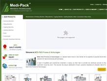 Tablet Screenshot of medipackprocesstechnologies.com